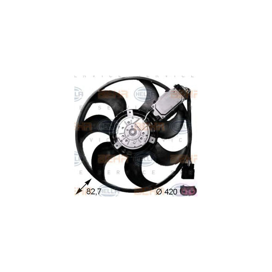 Hella 8EW 351 043-231 Fan, Radiator