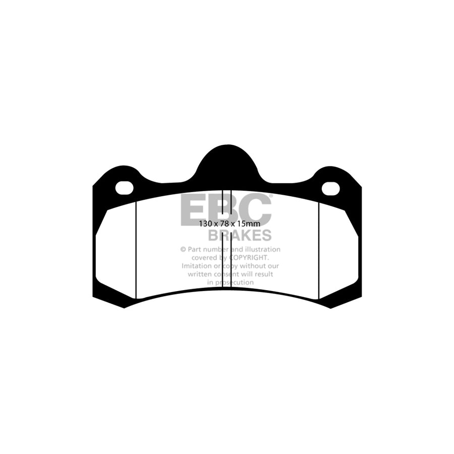 EBC PD13KR426 Holden HSV Vauxhall Yellowstuff Rear Brake Pad & GD Disc Kit - AP Caliper (Inc. E & VXR8) 2 | Duco Car Parts UK Car Parts