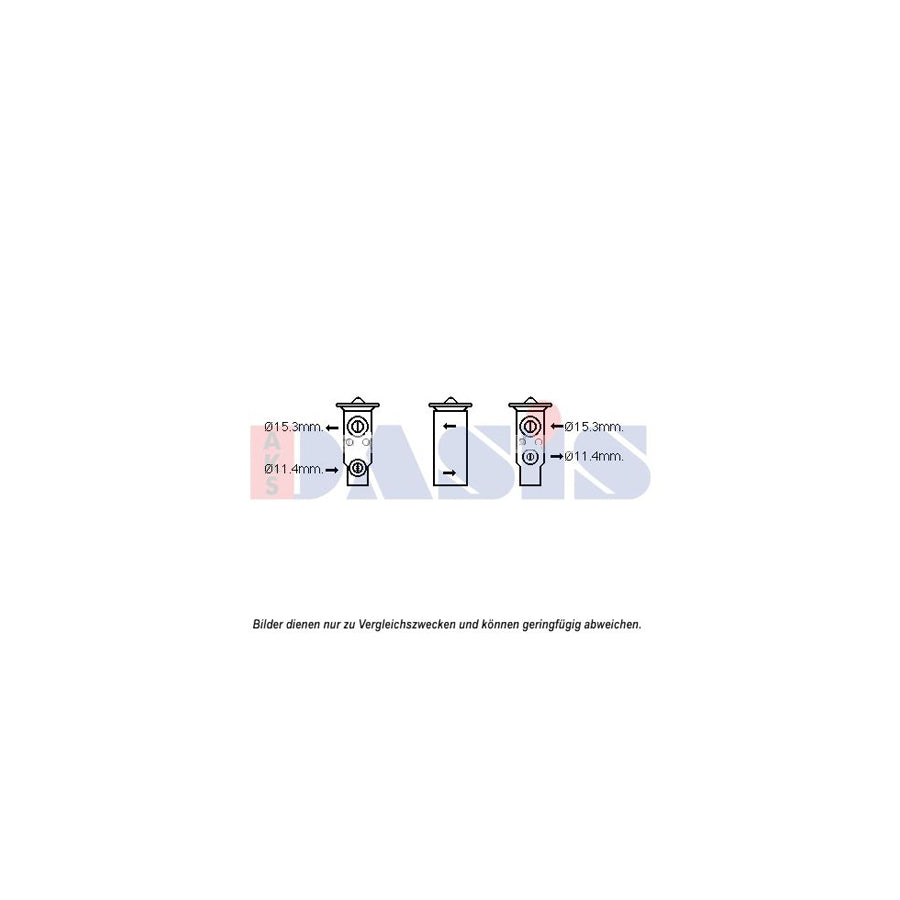 AKS Dasis 840253N Ac Expansion Valve For Subaru Impreza | Duco Car Parts UK