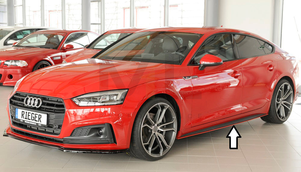 Rieger 00055488 Audi B9 F5 Side Skirt Splitter (A5 & S5) 6 | Duco Car Parts UK Car Parts