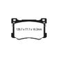 EBC DP43048R Hyundai Genesis Yellowstuff Front Brake Pads - Brembo Caliper 2 | Duco Car Parts UK Car Parts
