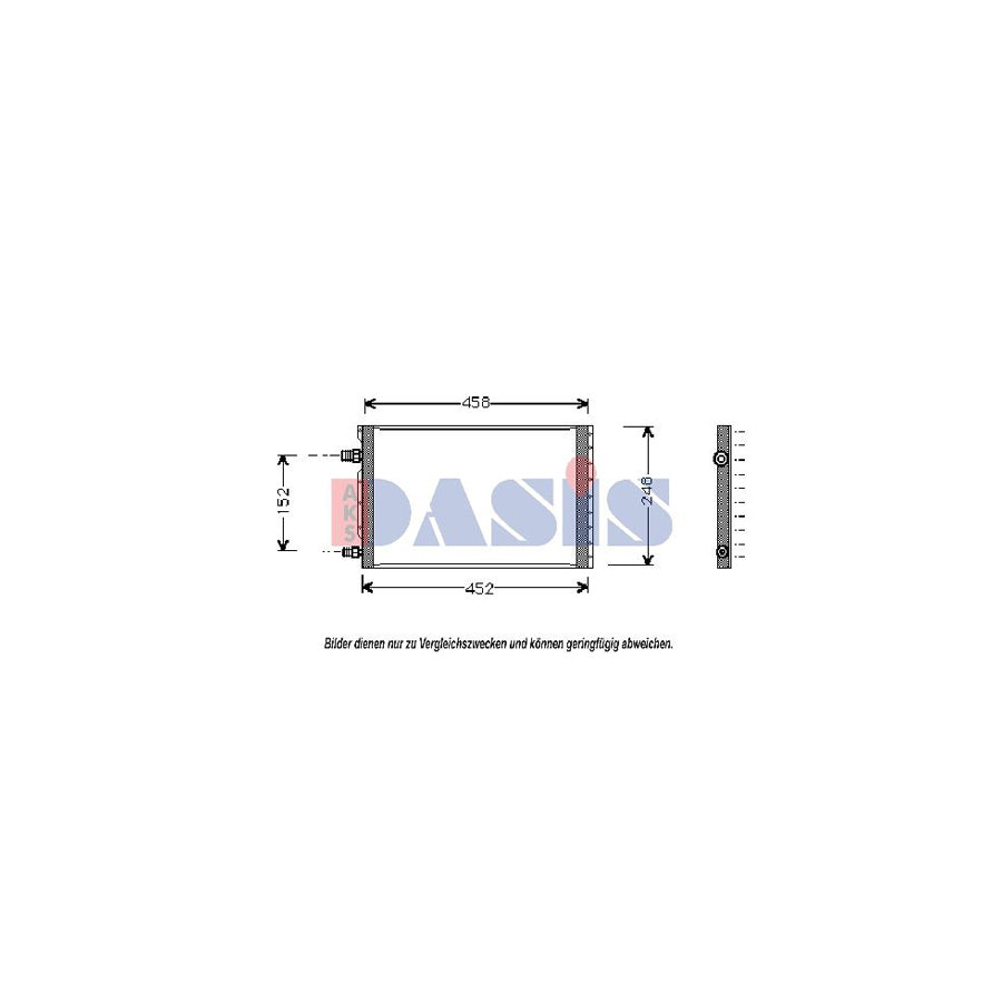 AKS Dasis 546190N Air Conditioning Condenser | Duco Car Parts UK