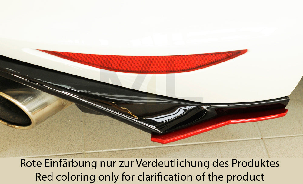 Rieger 00059583 VW Mk7 Golf Rear Side Splitter (GTI Clubsport, GTD, GTE & GTI) 2 | Duco Car Parts UK Car Parts