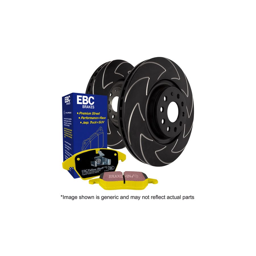 EBC PD18KF011 Audi VW Yellowstuff Front Brake Pad & BSD Disc Kit - Bosch/Girling/TRW Caliper 1 | Duco Car Parts UK Car Parts