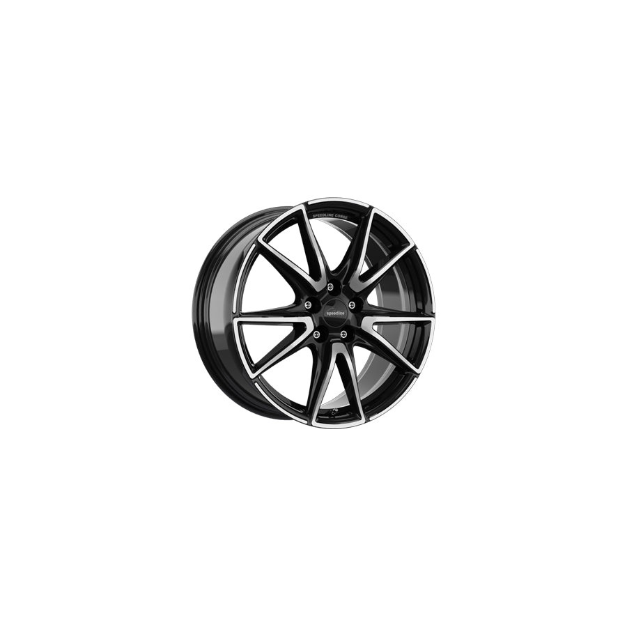 Speedline Corse SL6 Vettore 8.5x19 ET25 SL6.9855.27X/022 Jetblack Front Diamond Cut Wheel | Duco Car Parts UK Car Parts