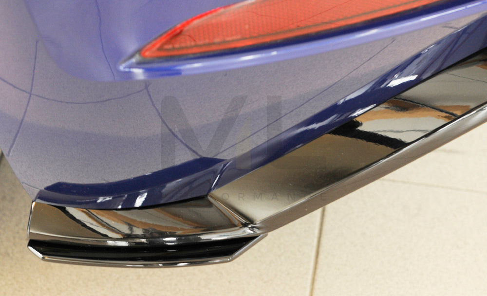Rieger 00059585 VW Mk7 Mk7-Line Golf GTI Rear Side Splitter 8 | Duco Car Parts UK Car Parts