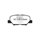 EBC PDKR538 Mazda 6 Ultimax Rear Brake Pad & Plain Disc Kit - Akebono Caliper 2 | Duco Car Parts UK Car Parts
