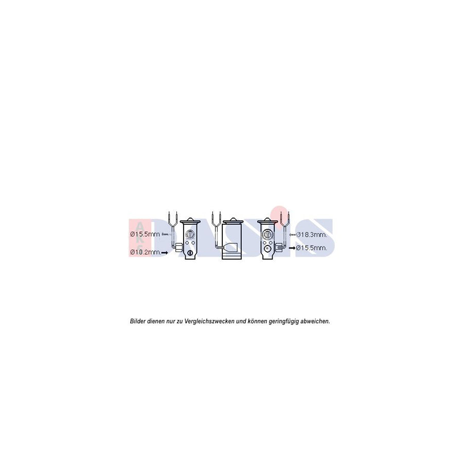 AKS Dasis 840256N Ac Expansion Valve For Lexus Ls IV (Xf40) | Duco Car Parts UK