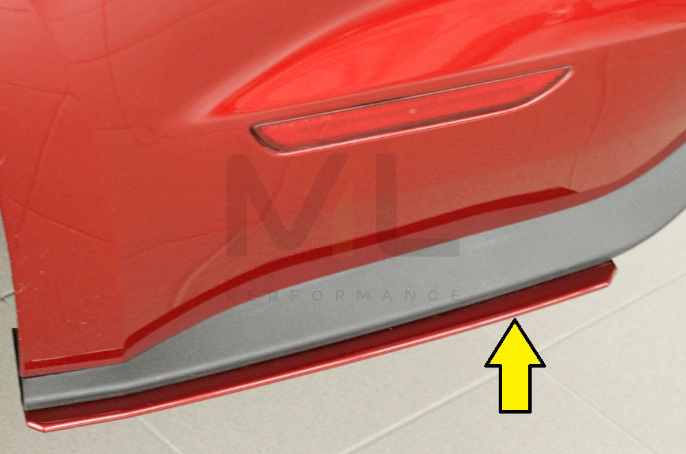 Rieger 00034253 Ford LAE Mustang 6 Rear Side Splitter 8 | Duco Car Parts UK Car Parts