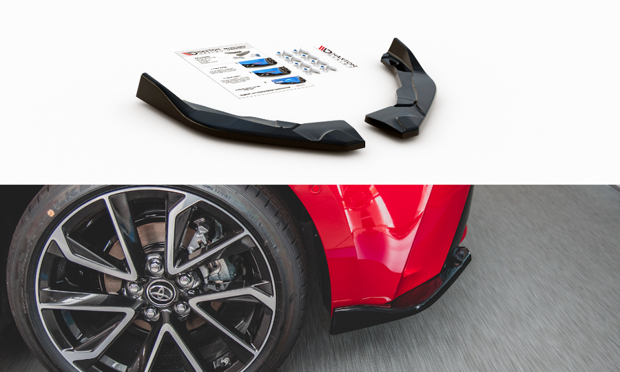 Maxton Design TO-CO-12-HB-RSD1T Rear Side Splitters Toyota Corolla XII Hatchback | Duco Car Parts UK Car Parts