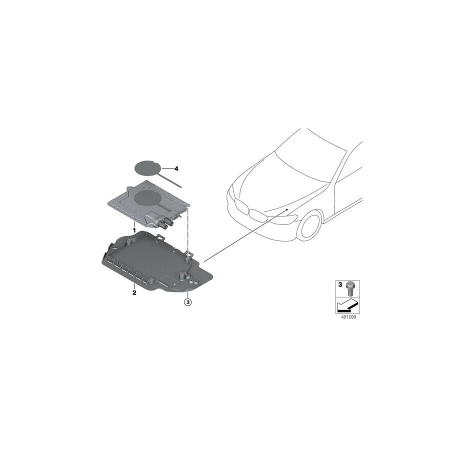 Genuine BMW 61356832921 G30 Lid Car Pad Module Cpm (Inc. 530e & 530eX) | Duco Car Parts UK Car Parts