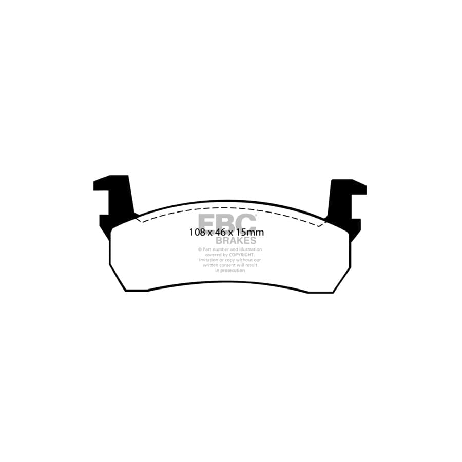 EBC PDKF1401 Nissan Micra (K10) Ultimax Front Brake Pad & Plain Disc Kit 2 | Duco Car Parts UK Car Parts