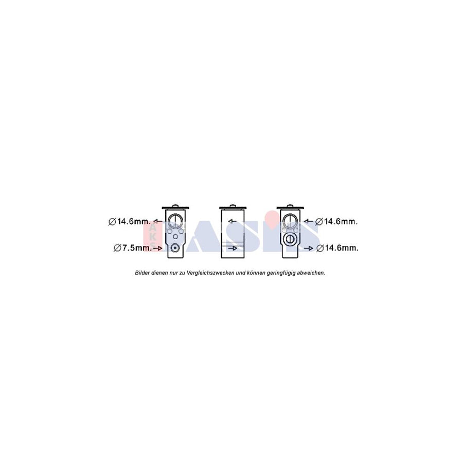 AKS Dasis 840268N Ac Expansion Valve For Kia Bongo | Duco Car Parts UK