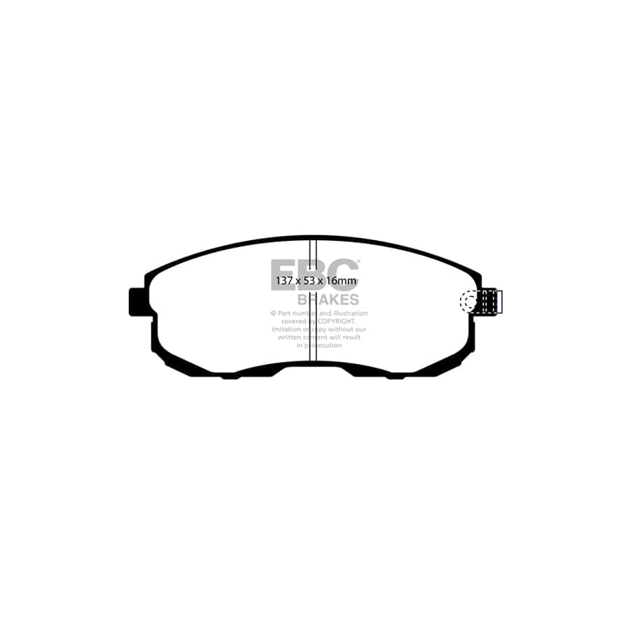 EBC PD14KF602 Nissan Bluestuff Front Brake Pad & GD Disc Kit - Akebono Caliper (Inc. Skyline V35 & 350Z) 2 | Duco Car Parts UK Car Parts