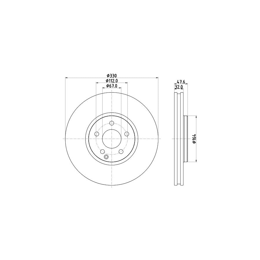 Hella 8AM 355 502-011 Brake Master Cylinder