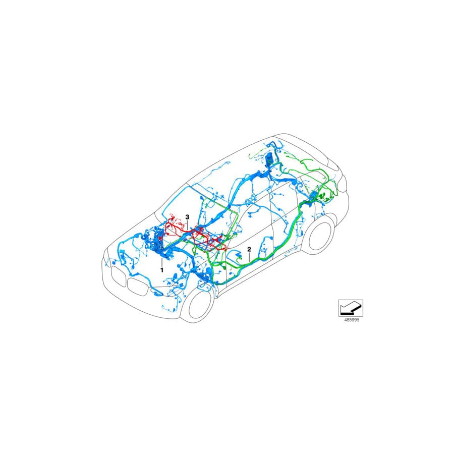 Genuine BMW 61112462620 G02 M Audio Wiring Harness, Duplicate (Inc. X4 25dX, X4 20iX & X4 M40dX) | Duco Car Parts UK Car Parts