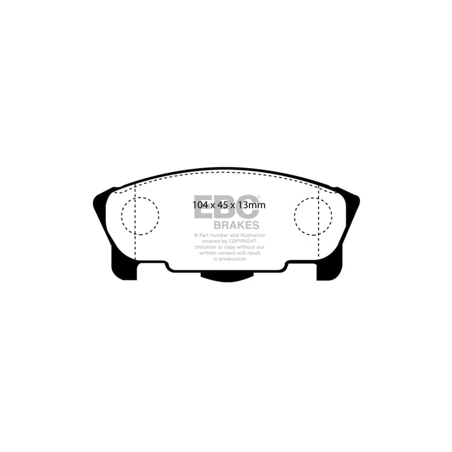 EBC PDKF559 Daihatsu Avanzato Ultimax Front Brake Pad & Plain Disc Kit 2 | Duco Car Parts UK Car Parts