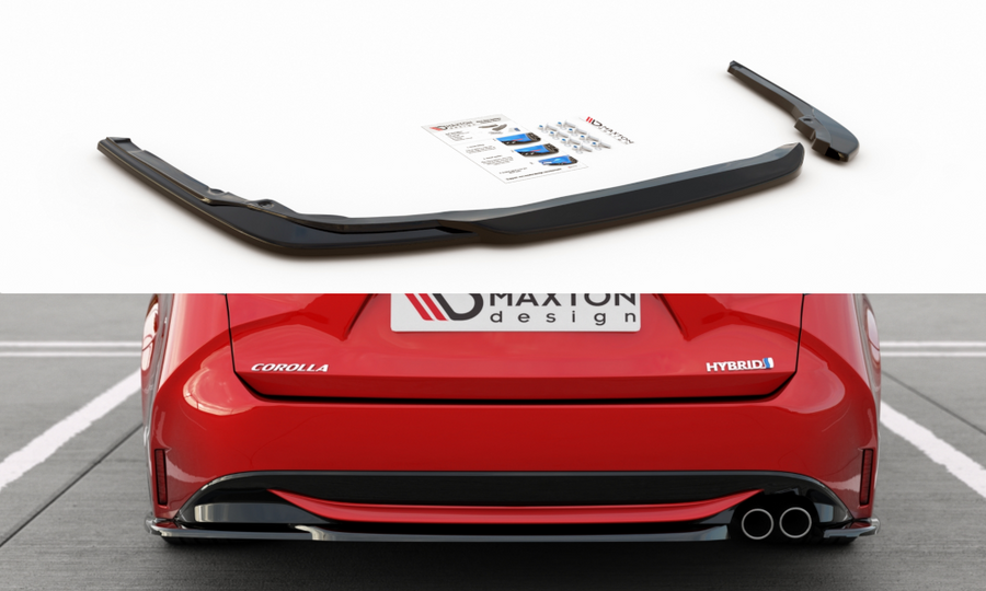 Maxton Design TO-CO-12-TS-RSD1T Rear Side Splitters Toyota Corolla XII Touring Sports | Duco Car Parts UK Car Parts