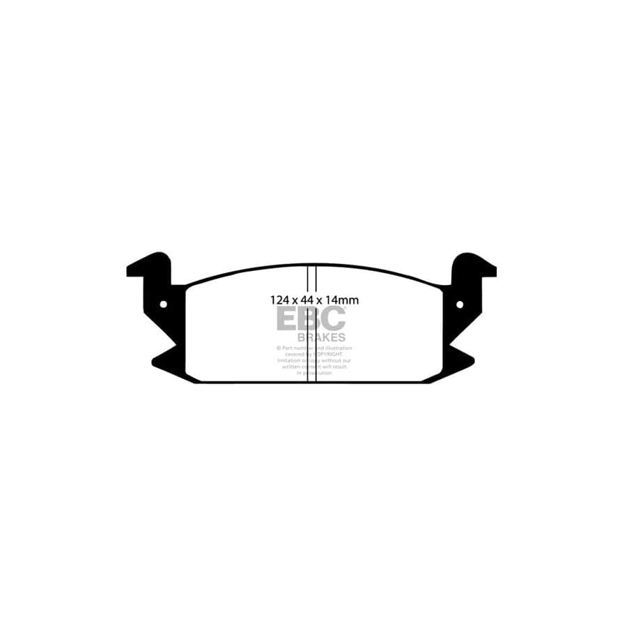 EBC PDKF561 Daihatsu Charade Ultimax Front Brake Pad & Plain Disc Kit 2 | Duco Car Parts UK Car Parts