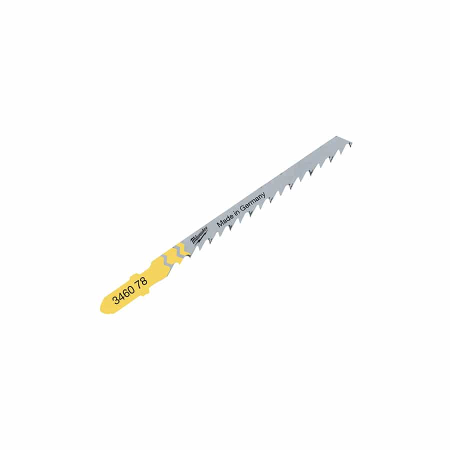 Milwaukee Power Tools MIL346078 Curve Cutting Wood Jigsaw Blades T244D (Pack 5) | Duco Car Parts UK