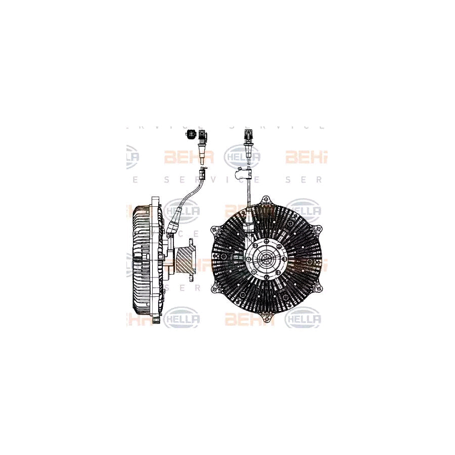 Hella 8MV 376 907-131 Fan Clutch