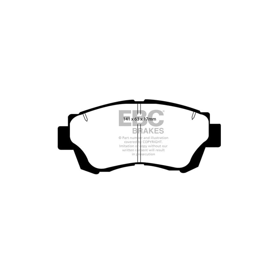 EBC PD01KF827 Lexus Toyota Greenstuff Front Brake Pad & Plain Disc Kit  (Inc. LS400 XF10 & Soarer) 2 | Duco Car Parts UK Car Parts