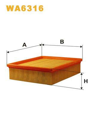 WIX Filters WA6316 Air Filter