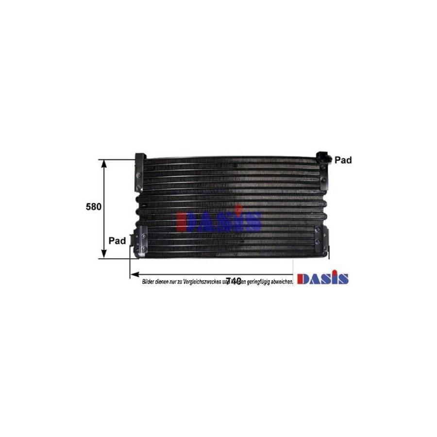 AKS Dasis 282000N Air Conditioning Condenser | Duco Car Parts UK