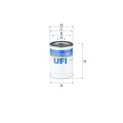 UFI 23.117.00 Oil Filter
