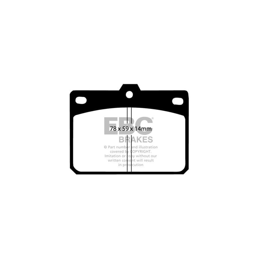 EBC PDKF568 Daihatsu Toyota Ultimax Front Brake Pad & Plain Disc Kit (Inc. Charmant & Corolla) 2 | Duco Car Parts UK Car Parts