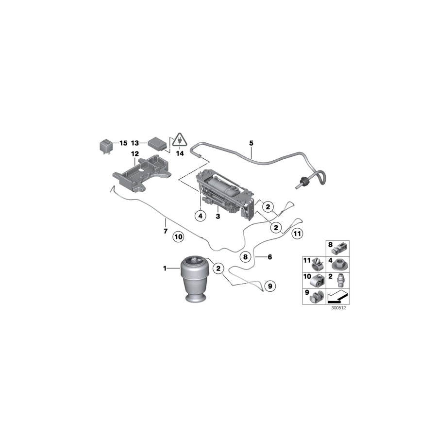 Genuine BMW 37206785929 F07 Vent Tubing (Inc. 530d 155kW, 535iX & 550iX) | Duco Car Parts UK