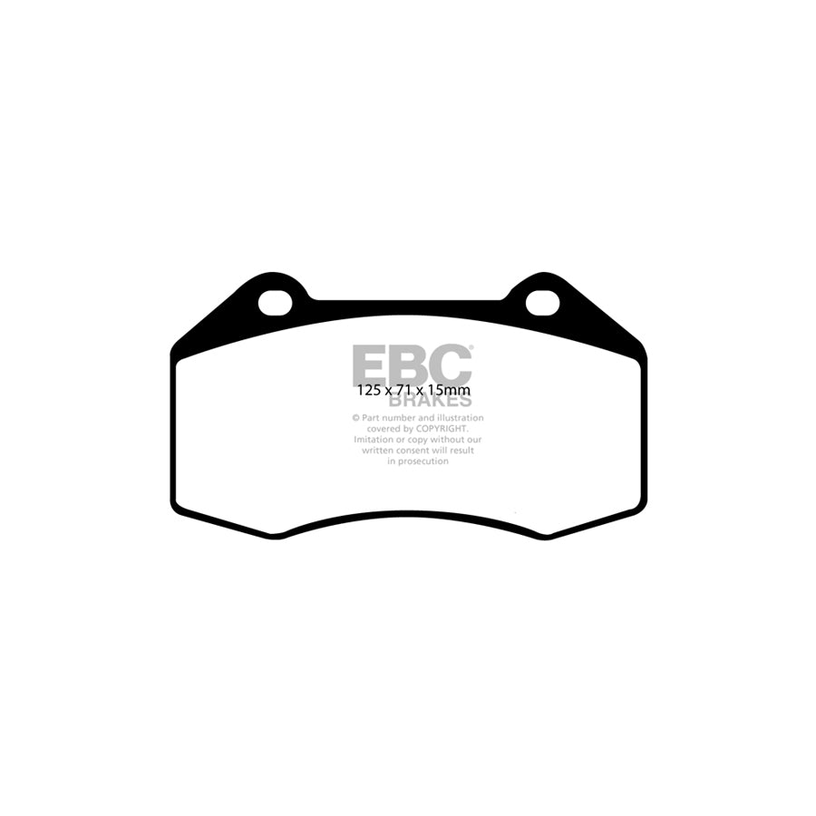 EBC PD13KF744 Opel Vauxhall Corsa D Yellowstuff Front Brake Pad & GD Disc Kit - Bosch Caliper 2 | Duco Car Parts UK Car Parts