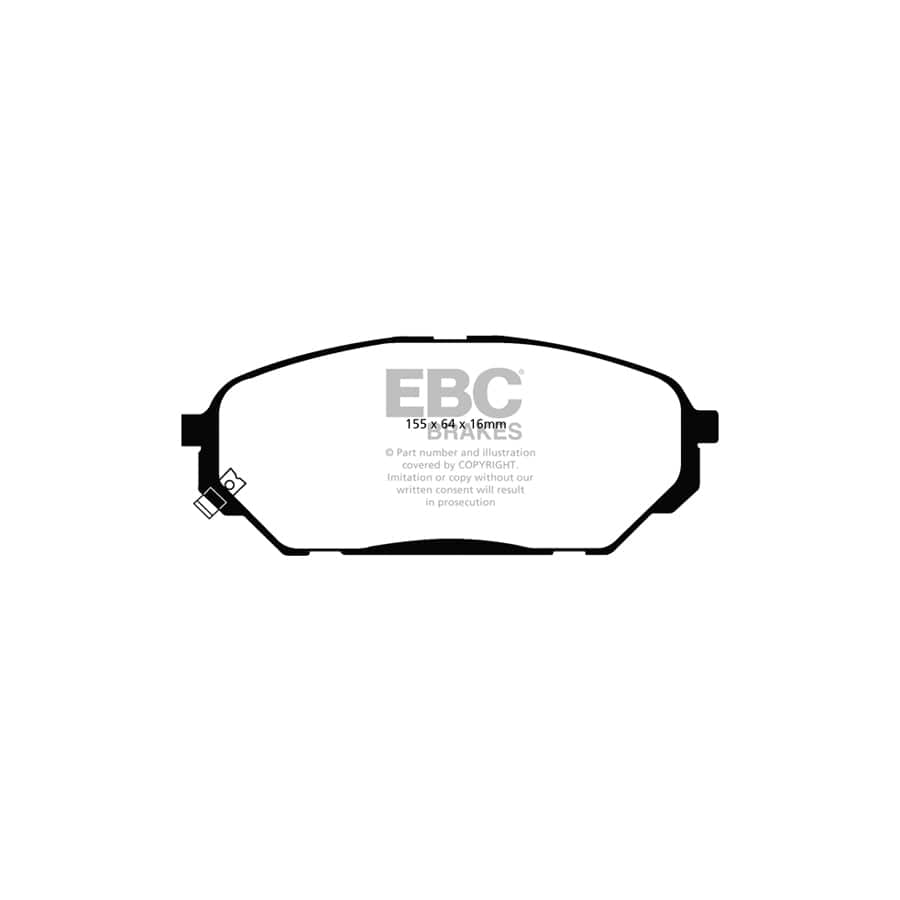 EBC PDKF941 Hyundai iX55 Ultimax Front Brake Pad & Plain Disc Kit 2 | Duco Car Parts UK Car Parts