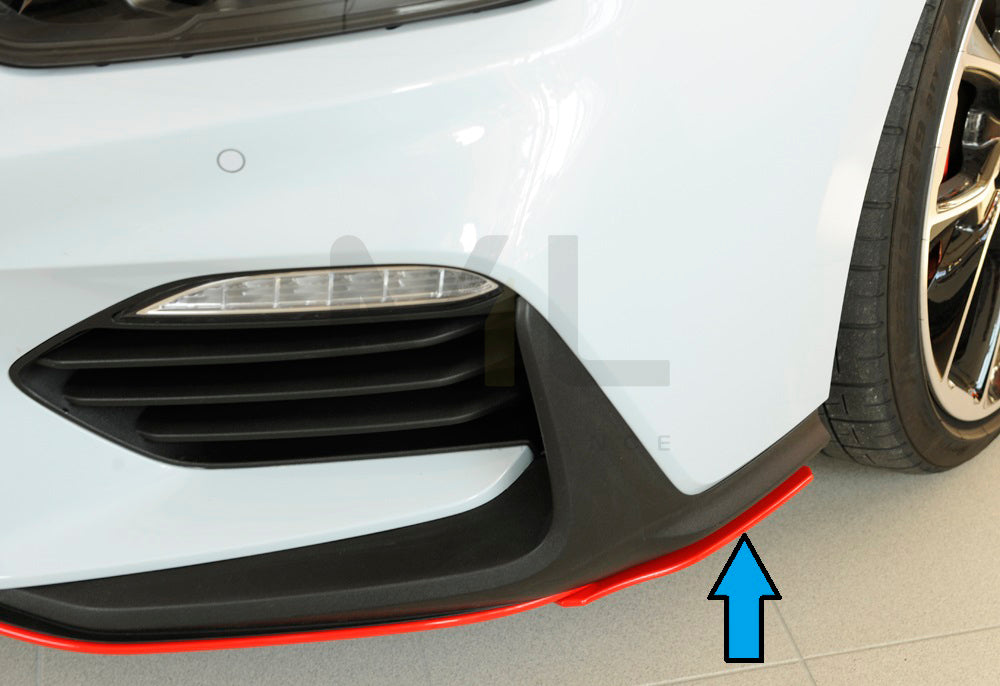 Rieger 00076005 Hyundai Front Splitter (i30 N-Performance & i30 N) 5 | Duco Car Parts UK Car Parts
