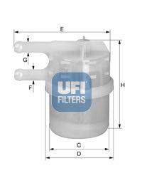 UFI 31.020.00 Fuel Filter