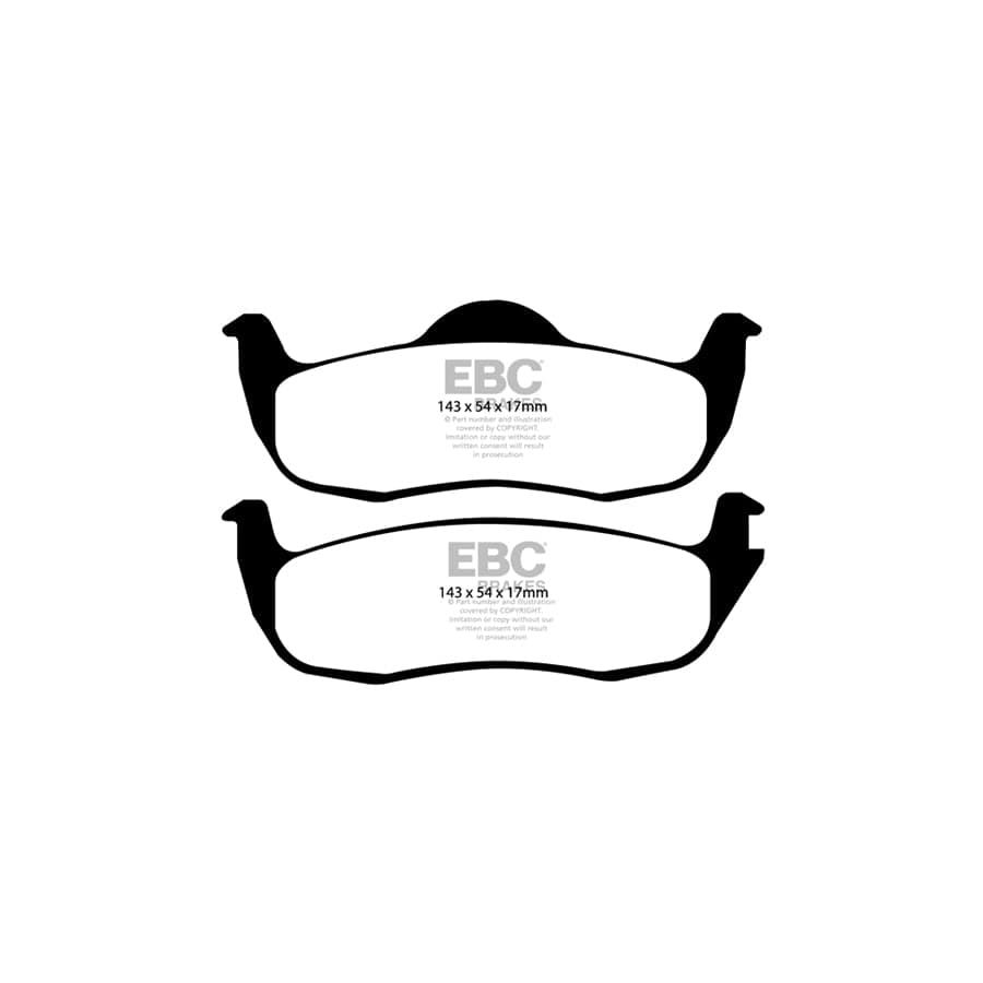 EBC PD11KR316 Jeep Greenstuff Rear Brake Pad & GD Disc Kit (Inc. Commander & Grand Cherokee) 2 | Duco Car Parts UK Car Parts