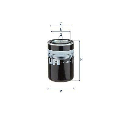 UFI 24.A02.00 Fuel Filter