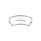 EBC DP8008RP1 Ginetta Lotus Noble RP-1 Full Race Front/Rear Brake Pads - Girling/TRW/AP Caliper 2 | Duco Car Parts UK Car Parts