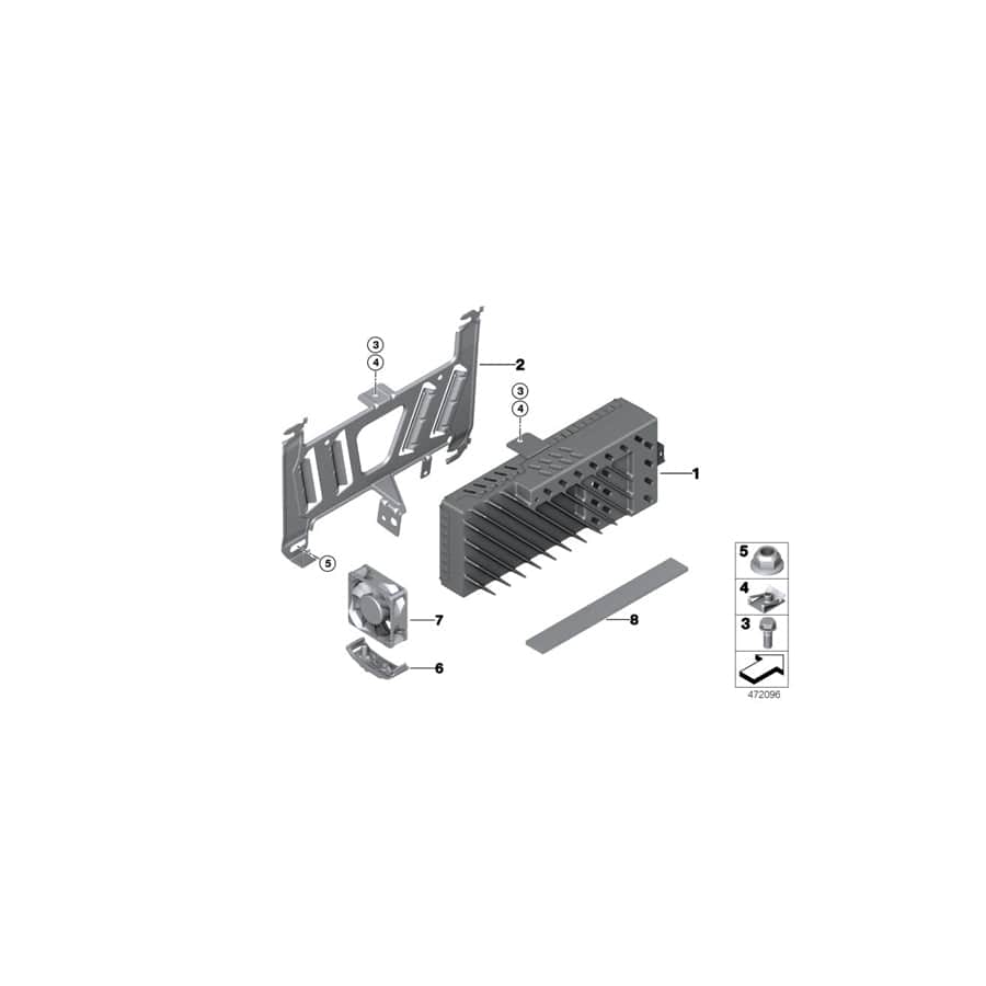 Genuine BMW 65126841966 F34 Amplifier Hifi System (Inc. 328iX, 330d & 320iX) | Duco Car Parts UK Car Parts