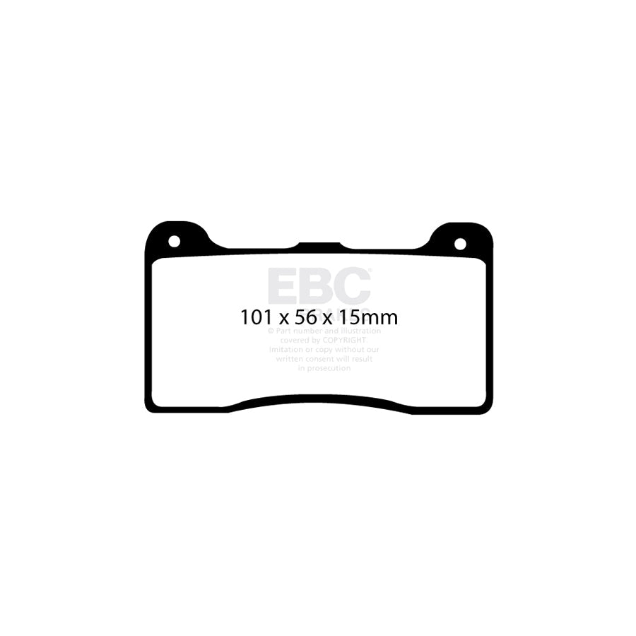 EBC DP8039RP1 Stoptech Wilwood Front RP-1 Brake Pads 2 | Duco Car Parts UK Car Parts