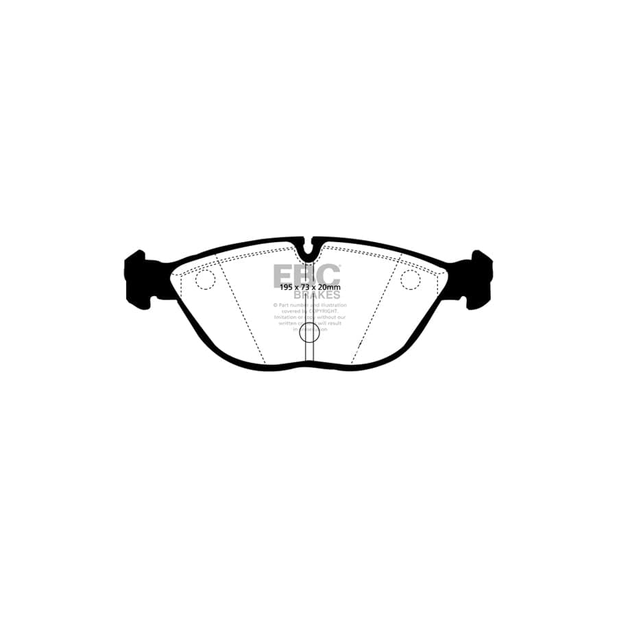 EBC PD18KF029 Audi VW Yellowstuff Front Brake Pad & BSD Disc Kit - Girling/TRW Caliper (Inc. TT & Golf Mk4) 2 | Duco Car Parts UK Car Parts