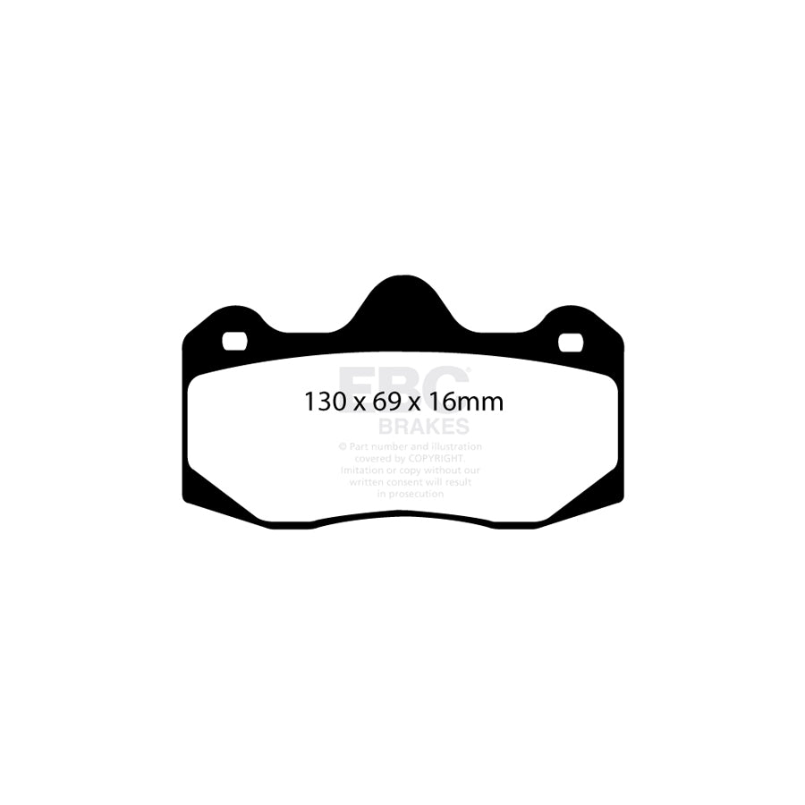 EBC DP9049 Aston Martin Orangestuff Rear Brake Pads  - AP Caliper (Inc. Vanquish & Vanquish S) 2 | Duco Car Parts UK Car Parts