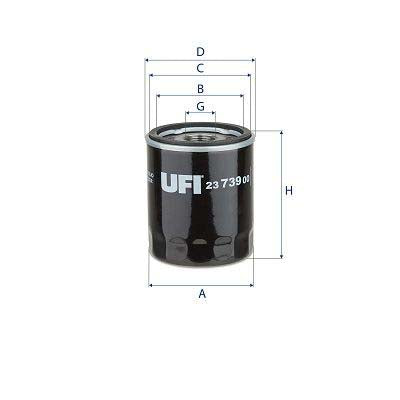 UFI 23.739.00 Oil Filter