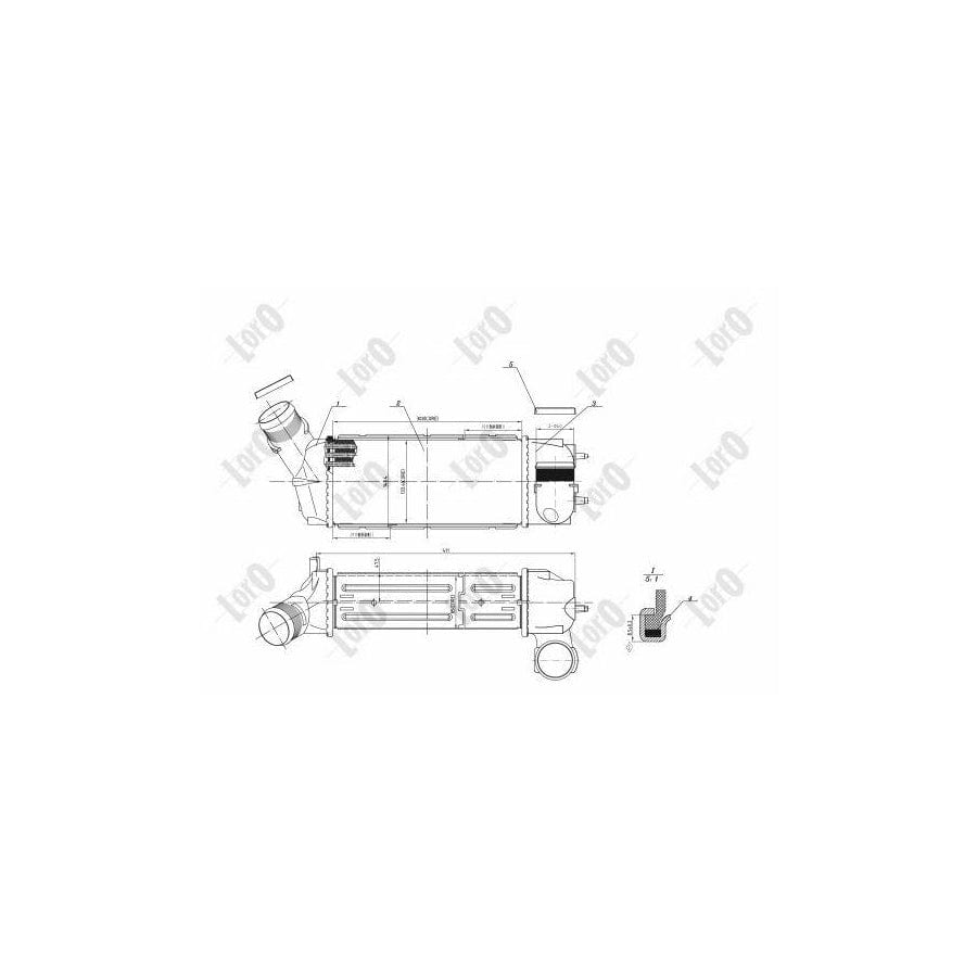 Abakus 0090180015 Intercooler | Duco Car Parts UK