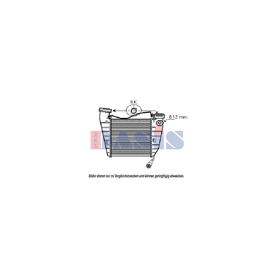 AKS Dasis 047016N Intercooler For VW Phaeton (3D1, 3D2, 3D3, 3D4, 3D6, 3D7, 3D8, 3D9) | Duco Car Parts UK