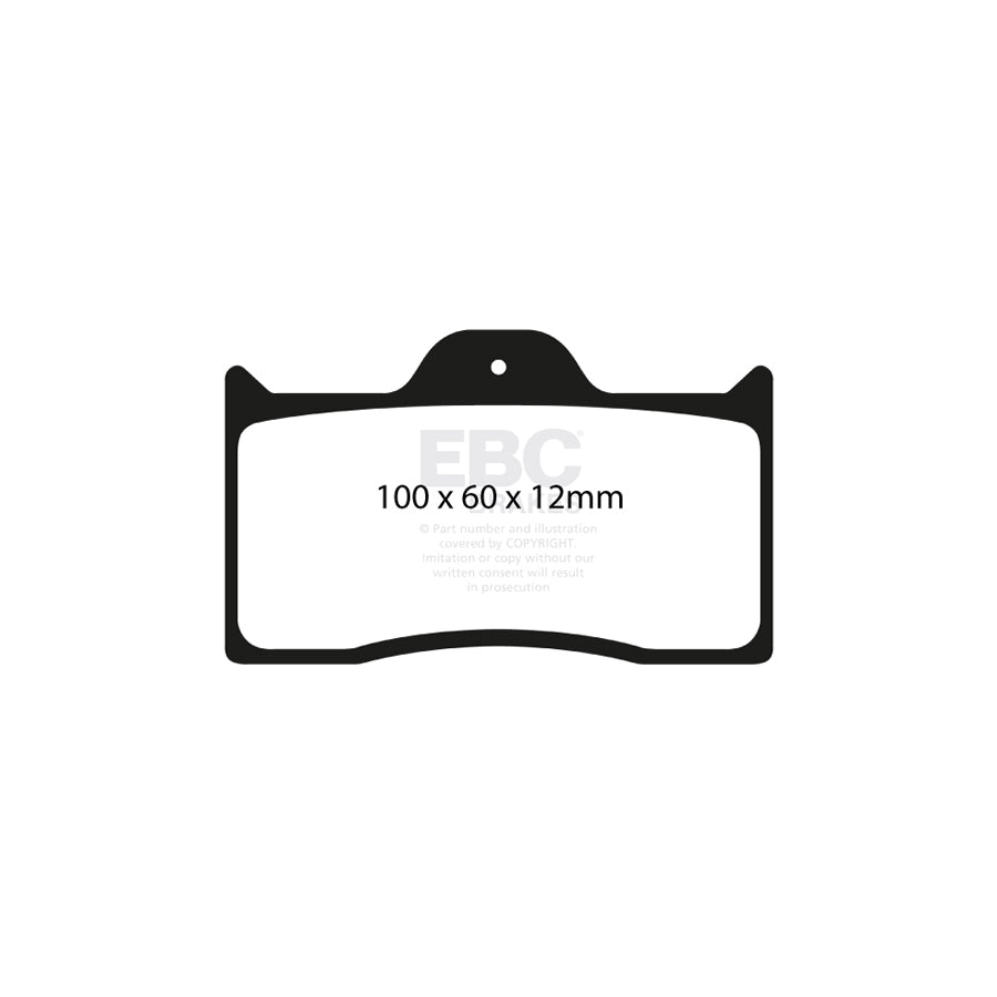 EBC DP8038RP1 AC 378 RP-1 Full Race Front/Rear Brake Pads - Wilwood Caliper 2 | Duco Car Parts UK Car Parts