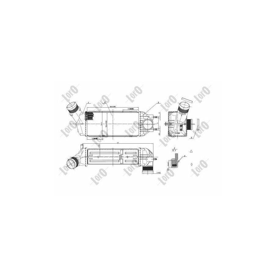 Abakus 0090180011 Intercooler For Citroën C4 | Duco Car Parts UK