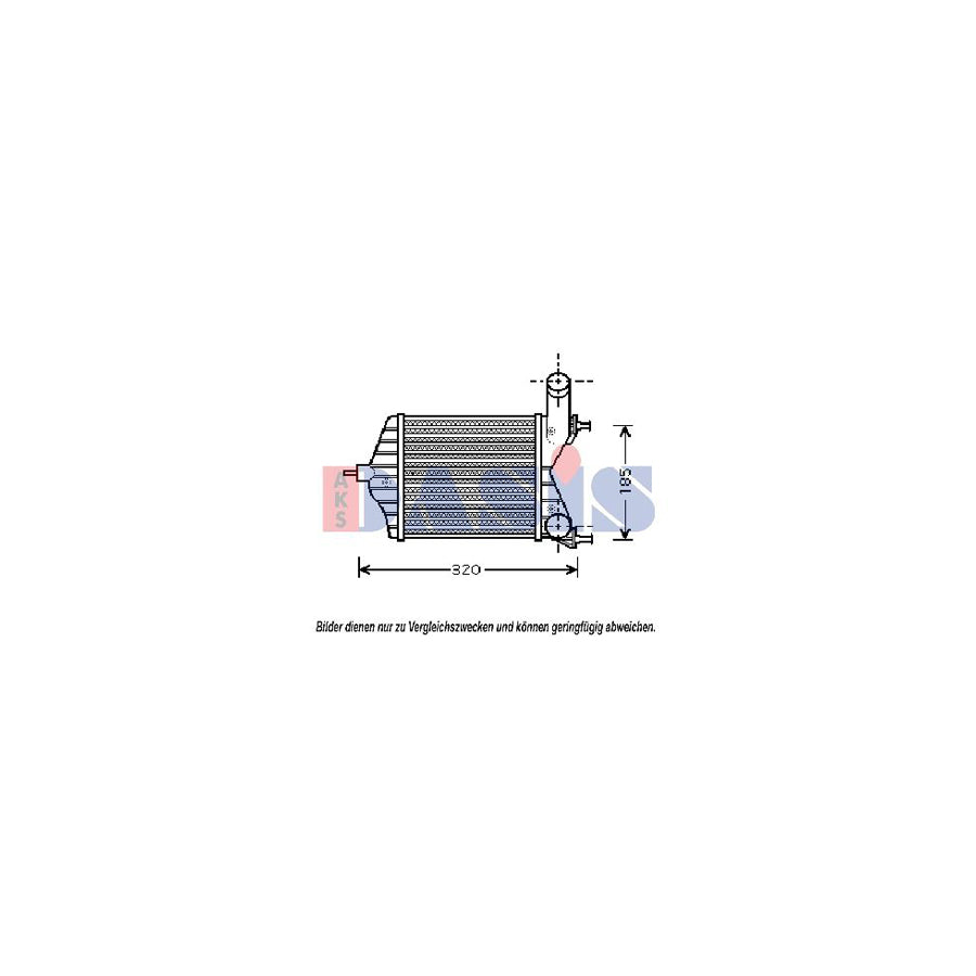 AKS Dasis 087008N Intercooler | Duco Car Parts UK