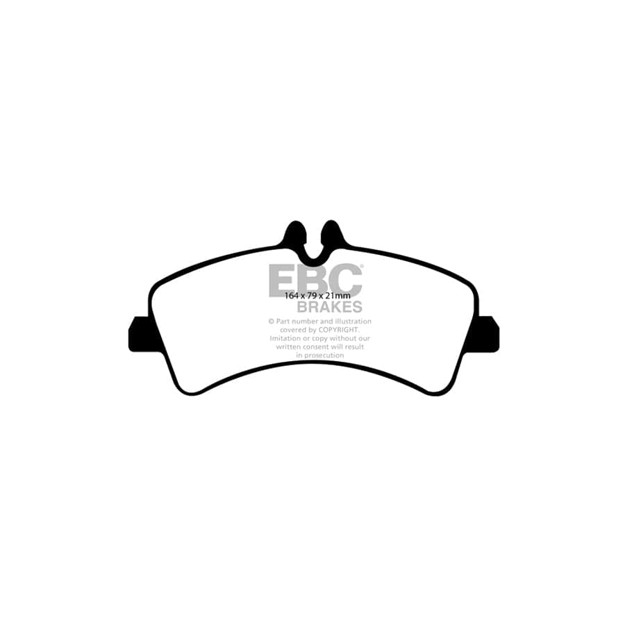 EBC PDKR906 Mercedes-Benz VW Ultimax Rear Brake Pad & Plain Disc Kit - Brembo Caliper 2 | Duco Car Parts UK Car Parts