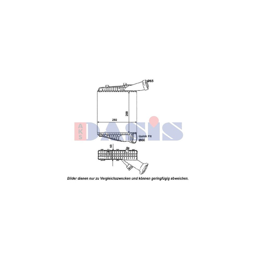 AKS Dasis 047022N Intercooler | Duco Car Parts UK
